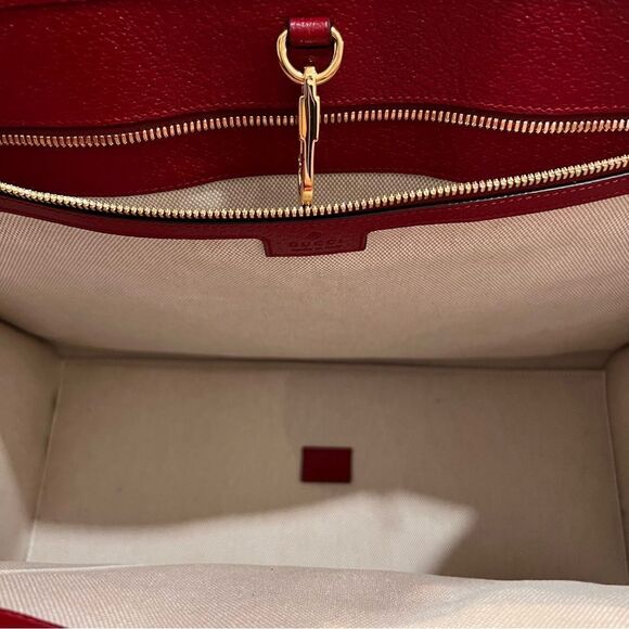 GUCCI
Raffia GG Monogram Hamptons Tote Bag Beige Blue - Picture 10 of 11